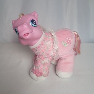 My Little Pony VTG 2003 Rose Blossom Interactive Plush Toy Stuffed Animal 9"